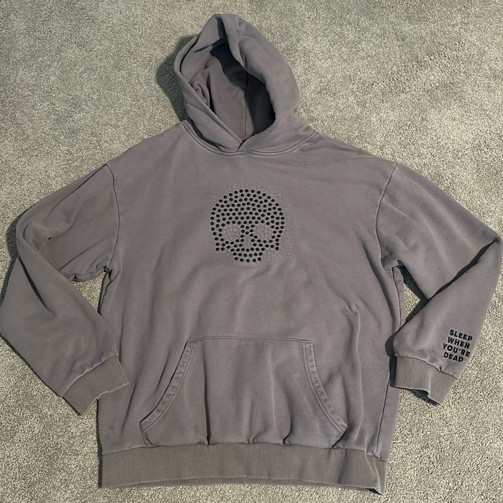 Brianna Chickenfry Sleep When You’re Dead skull hoodie